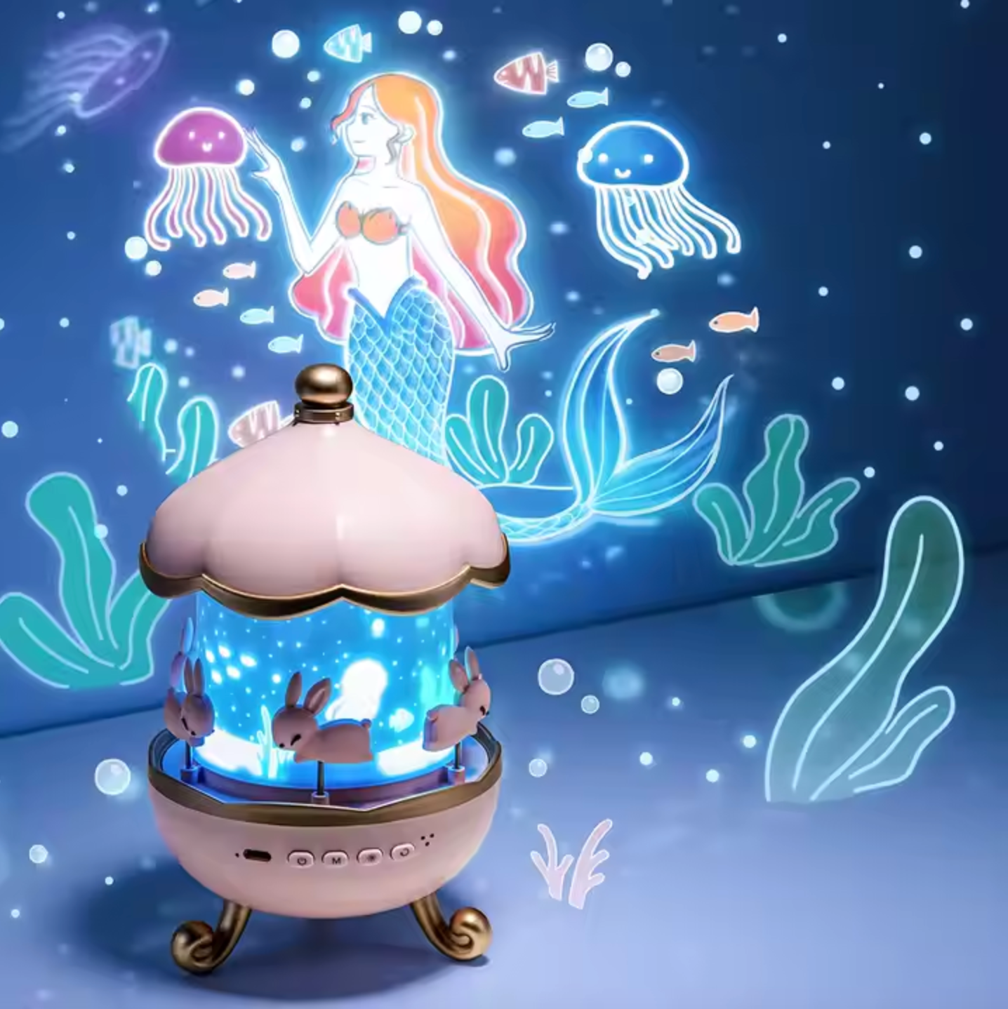 Projetor de Luz Noturna — Céu Estrelado em Luz 