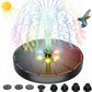 Fontaine solaire à LED Multicolores