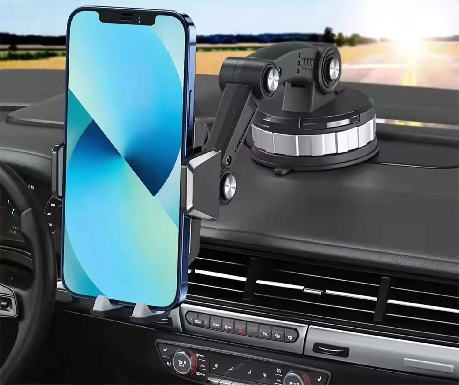 Ondersteuning Smartphone Auto Rotatie 360° — Volledige Rotatie En Maximale Stabiliteit 